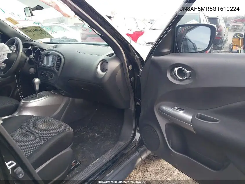 JN8AF5MR5GT610224 2016 Nissan Juke Nismo/S/Sl/Sv