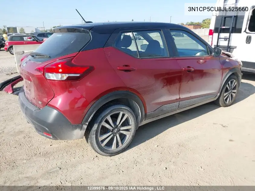 3N1CP5CU8JL525660 2018 Nissan Kicks S/Sr/Sv