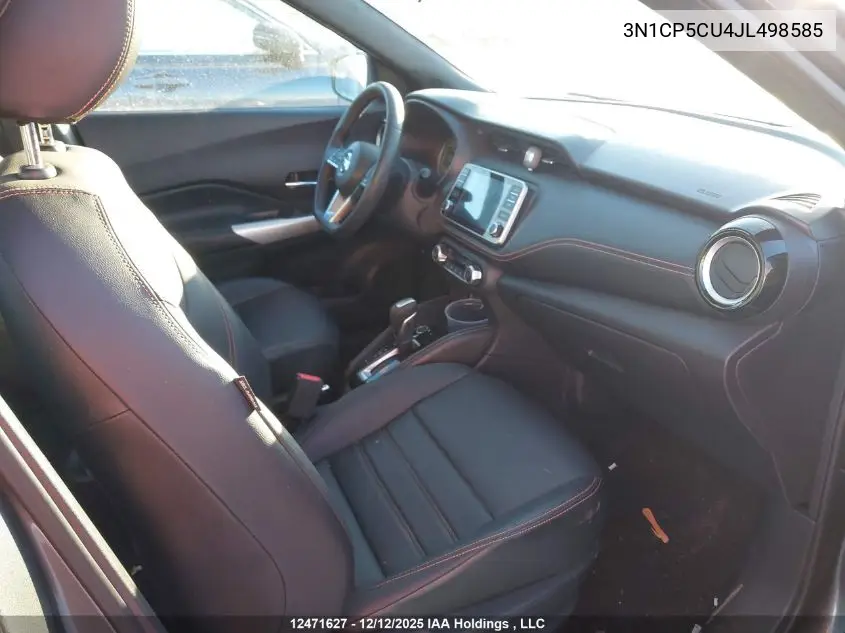3N1CP5CU4JL498585 2018 Nissan Kicks S/Sr/Sv