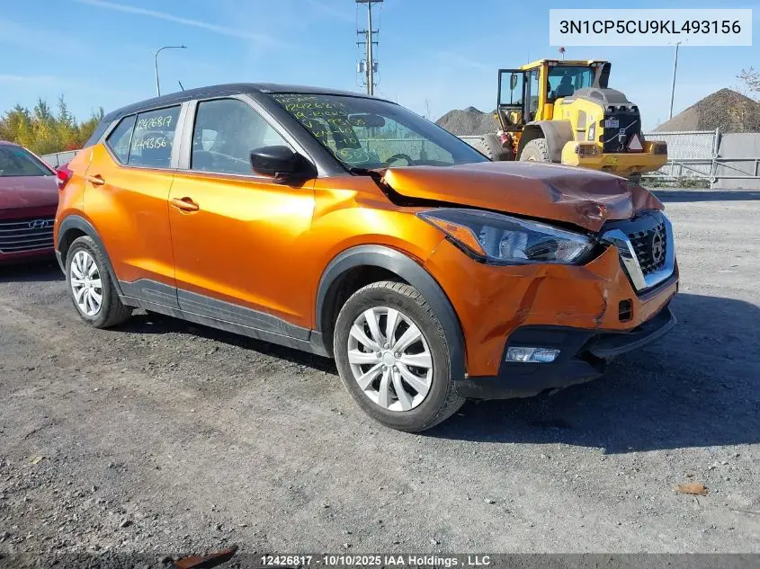 3N1CP5CU9KL493156 2019 Nissan Kicks