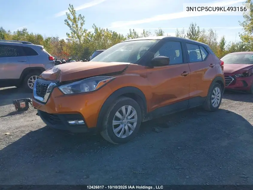 3N1CP5CU9KL493156 2019 Nissan Kicks