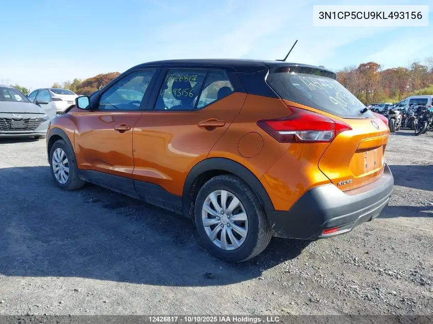 3N1CP5CU9KL493156 2019 Nissan Kicks