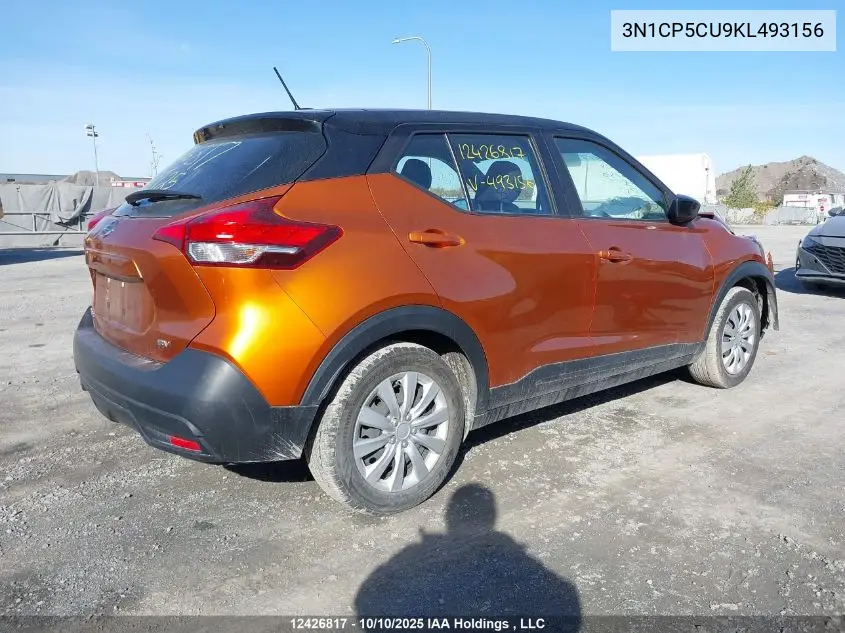 3N1CP5CU9KL493156 2019 Nissan Kicks