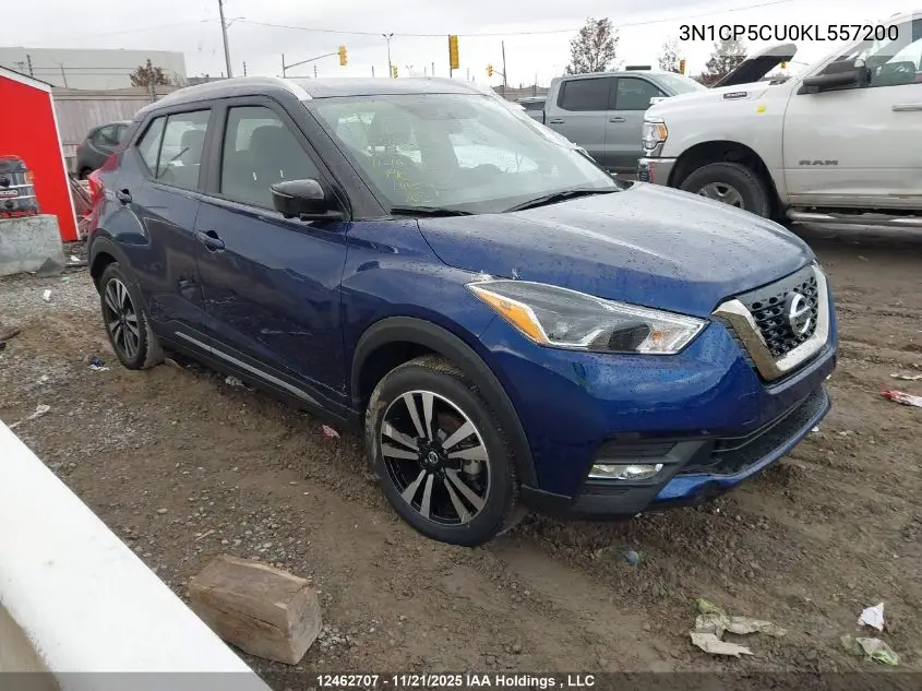 3N1CP5CU0KL557200 2019 Nissan Kicks S/Sr/Sv