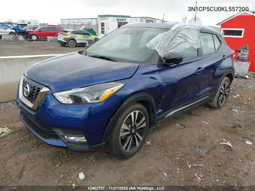 3N1CP5CU0KL557200 2019 Nissan Kicks S/Sr/Sv