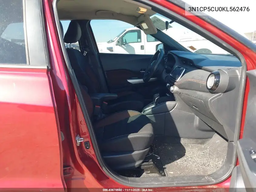 3N1CP5CU0KL562476 2019 Nissan Kicks Sr