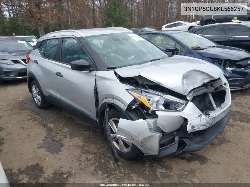 3N1CP5CU8KL566257 2019 Nissan Kicks S