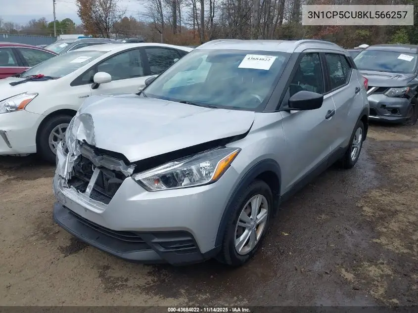 3N1CP5CU8KL566257 2019 Nissan Kicks S