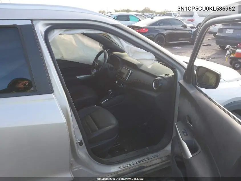 3N1CP5CU0KL536962 2019 Nissan Kicks Sr