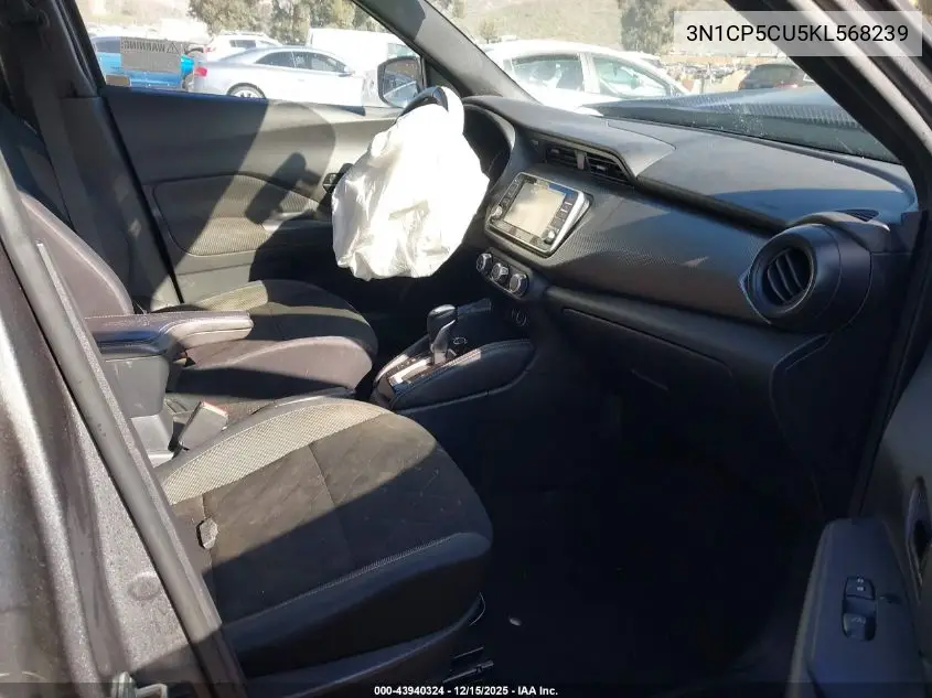 3N1CP5CU5KL568239 2019 Nissan Kicks S