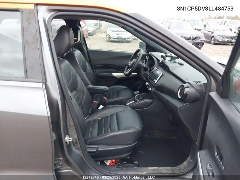 3N1CP5DV3LL484753 2020 Nissan Kicks Sr