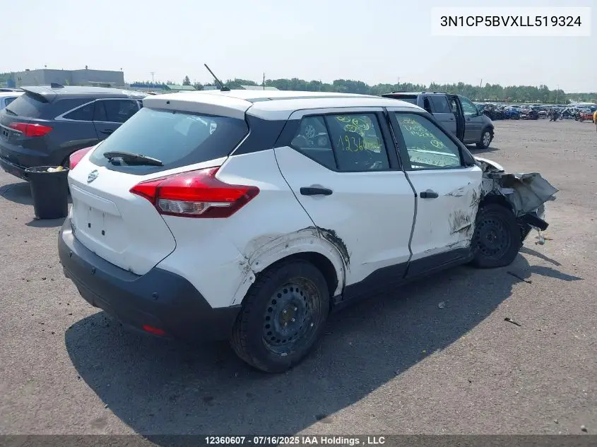 3N1CP5BVXLL519324 2020 Nissan Kicks