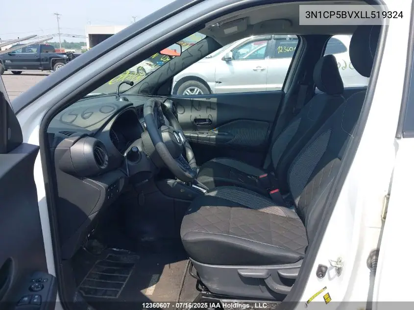 3N1CP5BVXLL519324 2020 Nissan Kicks