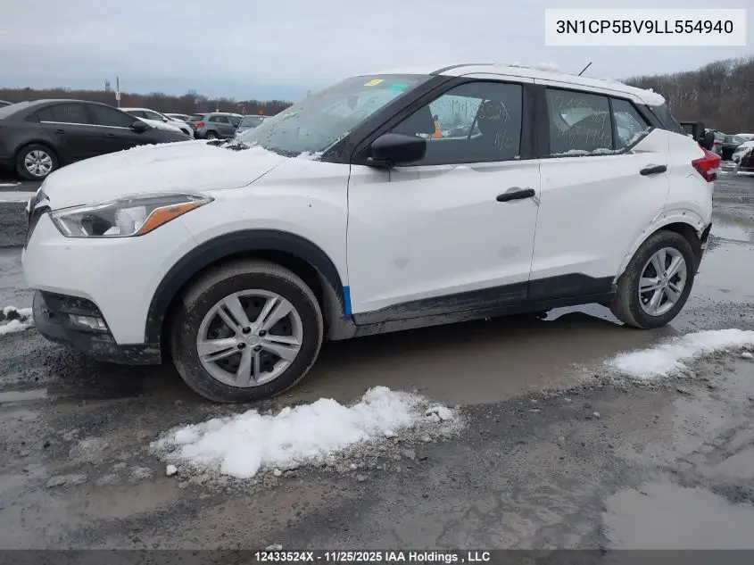 3N1CP5BV9LL554940 2020 Nissan Kicks S