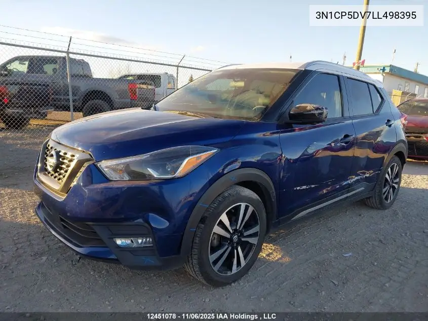 3N1CP5DV7LL498395 2020 Nissan Kicks Sr