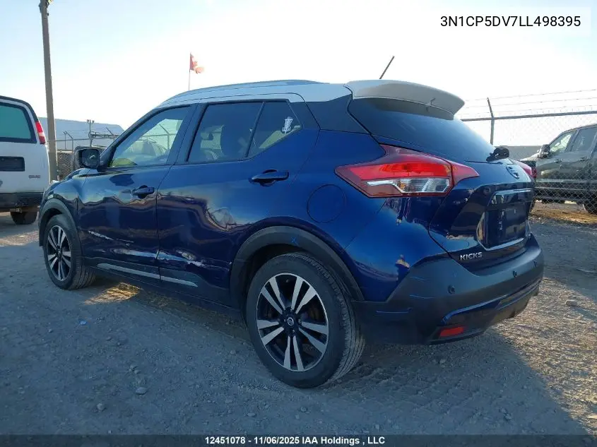 3N1CP5DV7LL498395 2020 Nissan Kicks Sr