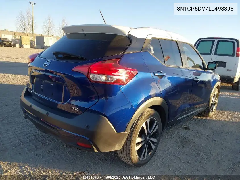 3N1CP5DV7LL498395 2020 Nissan Kicks Sr