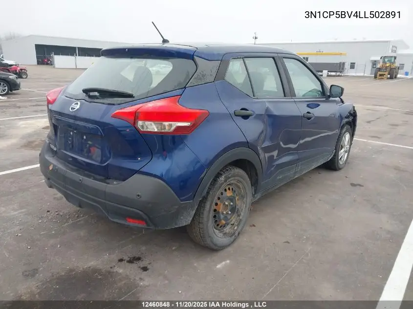 3N1CP5BV4LL502891 2020 Nissan Kicks S