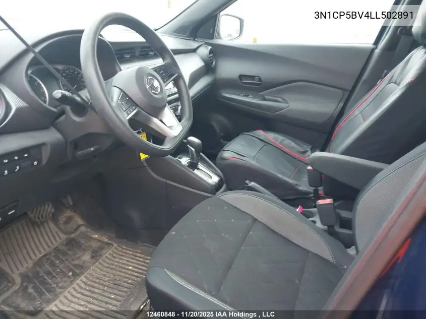 3N1CP5BV4LL502891 2020 Nissan Kicks S