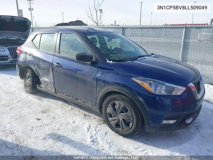3N1CP5BV8LL509049 2020 Nissan Kicks