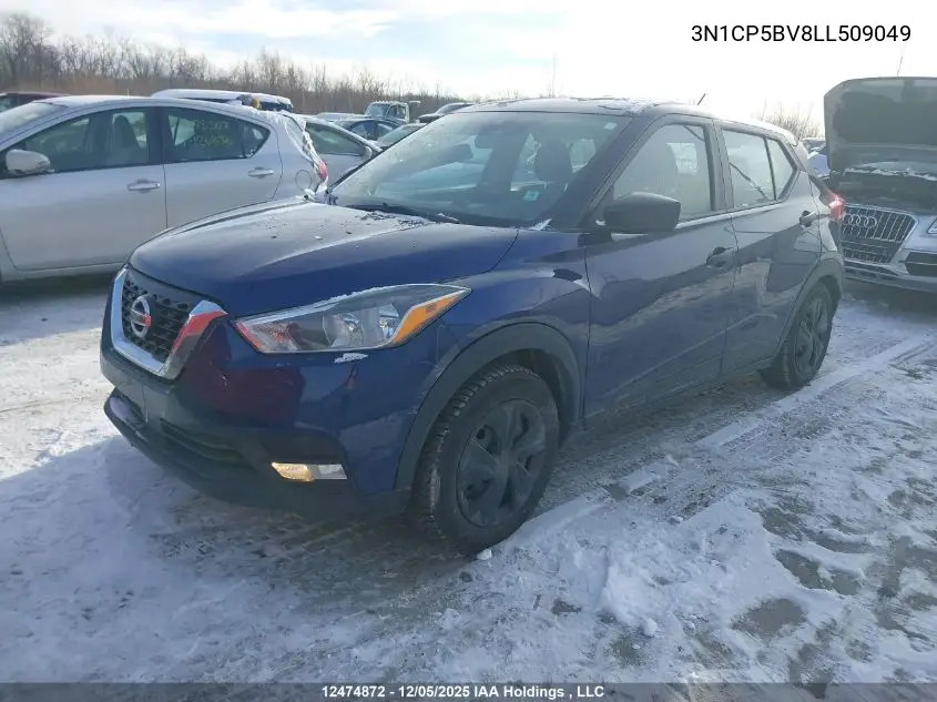 3N1CP5BV8LL509049 2020 Nissan Kicks