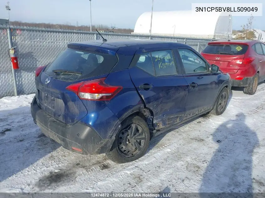 3N1CP5BV8LL509049 2020 Nissan Kicks