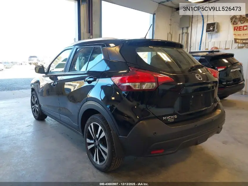 3N1CP5CV9LL526473 2020 Nissan Kicks Sv Xtronic Cvt