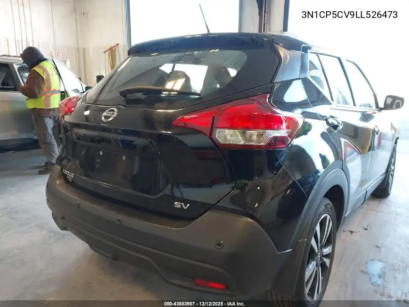 3N1CP5CV9LL526473 2020 Nissan Kicks Sv Xtronic Cvt