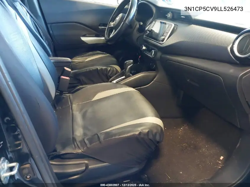 3N1CP5CV9LL526473 2020 Nissan Kicks Sv Xtronic Cvt