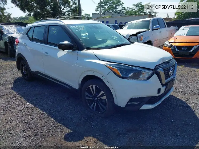 3N1CP5DV7LL562113 2020 Nissan Kicks Sr Xtronic Cvt