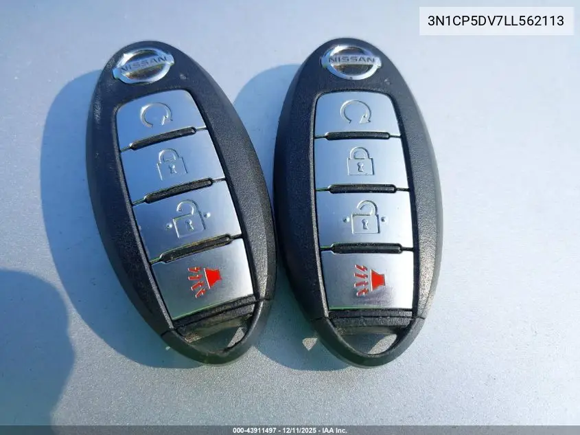 3N1CP5DV7LL562113 2020 Nissan Kicks Sr Xtronic Cvt
