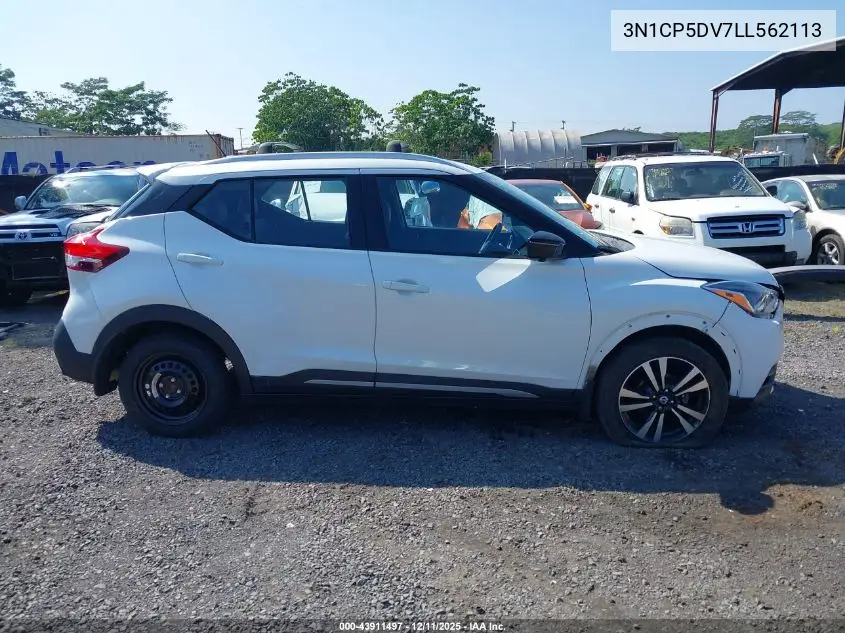 3N1CP5DV7LL562113 2020 Nissan Kicks Sr Xtronic Cvt