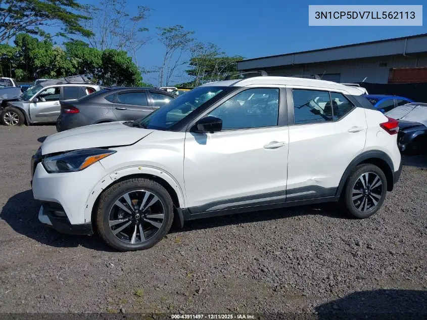 3N1CP5DV7LL562113 2020 Nissan Kicks Sr Xtronic Cvt