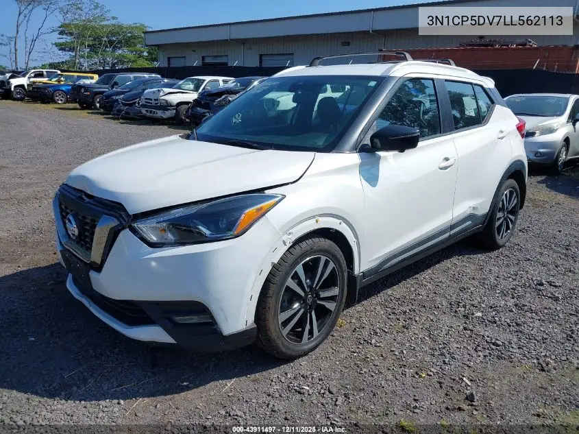3N1CP5DV7LL562113 2020 Nissan Kicks Sr Xtronic Cvt