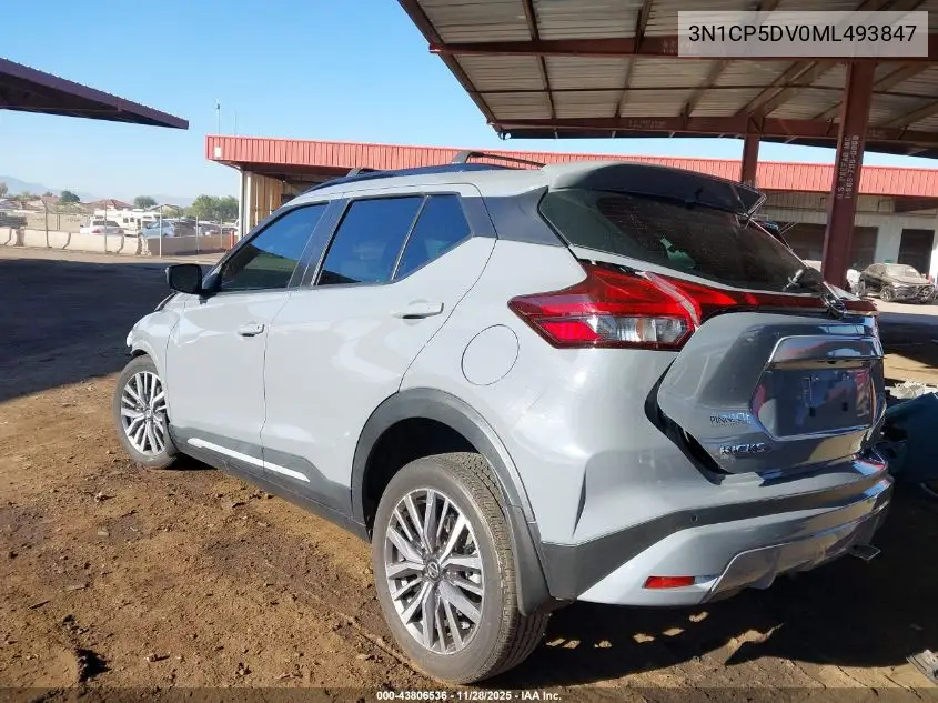 3N1CP5DV0ML493847 2021 Nissan Kicks Sr Xtronic Cvt