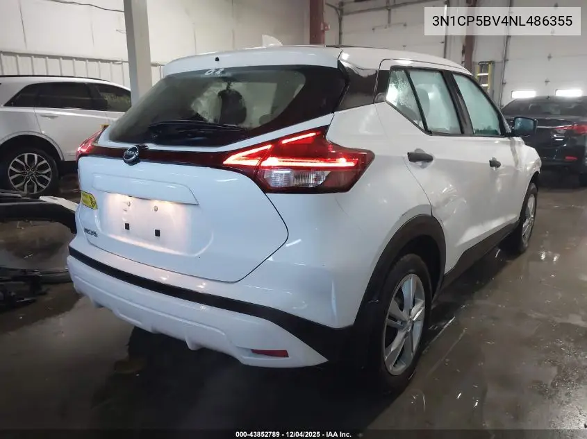 3N1CP5BV4NL486355 2022 Nissan Kicks S