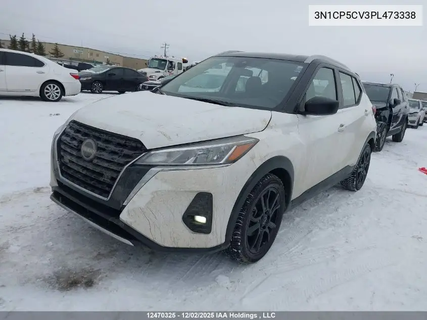 3N1CP5CV3PL473338 2023 Nissan Kicks Sv