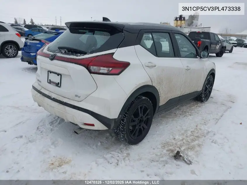 3N1CP5CV3PL473338 2023 Nissan Kicks Sv