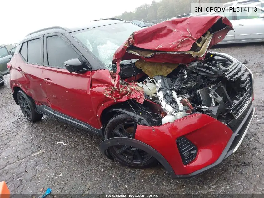 3N1CP5DV1PL514113 2023 Nissan Kicks Sr Xtronic Cvt