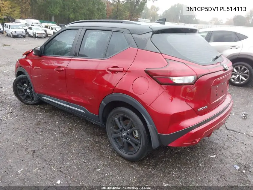 3N1CP5DV1PL514113 2023 Nissan Kicks Sr Xtronic Cvt