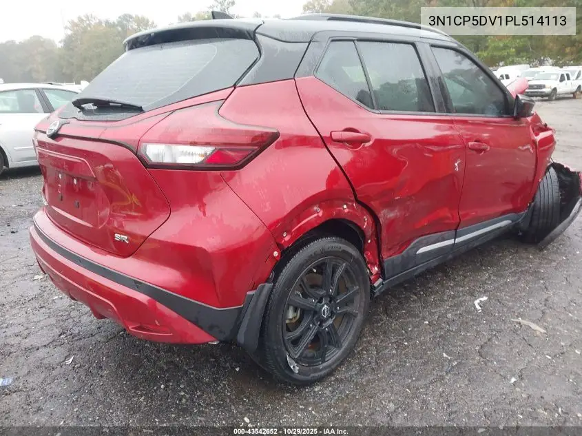 3N1CP5DV1PL514113 2023 Nissan Kicks Sr Xtronic Cvt