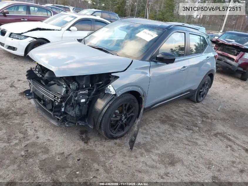 3N1CP5DV6PL572511 2023 Nissan Kicks Sr Xtronic Cvt