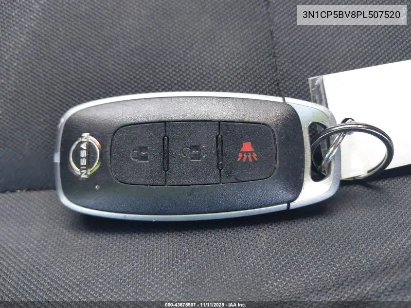 3N1CP5BV8PL507520 2023 Nissan Kicks S Xtronic Cvt