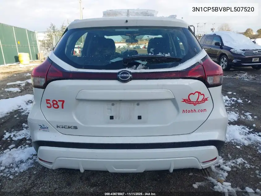 3N1CP5BV8PL507520 2023 Nissan Kicks S Xtronic Cvt