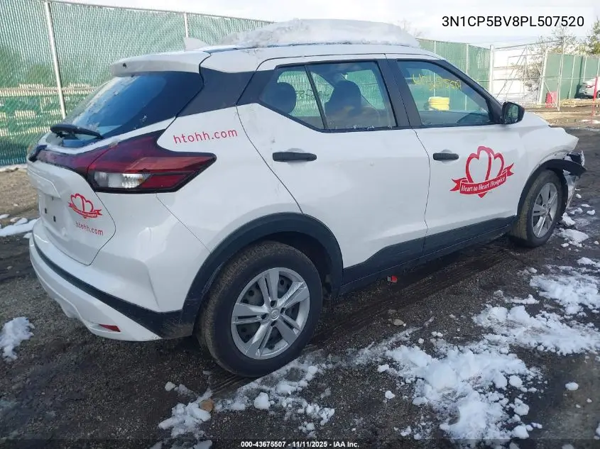3N1CP5BV8PL507520 2023 Nissan Kicks S Xtronic Cvt