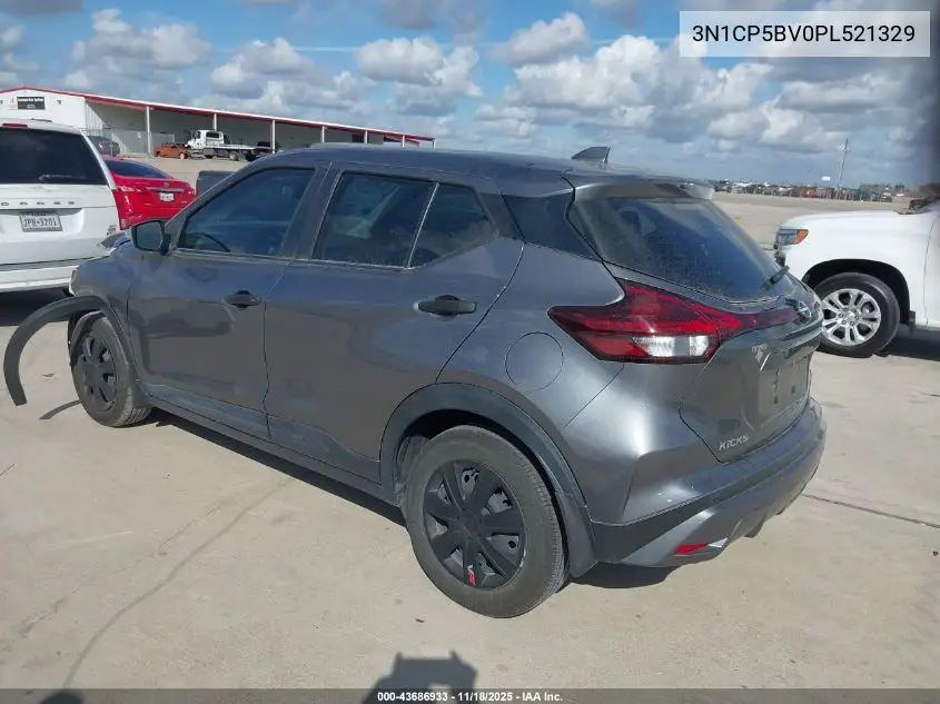 3N1CP5BV0PL521329 2023 Nissan Kicks S Xtronic Cvt