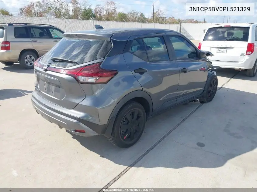 3N1CP5BV0PL521329 2023 Nissan Kicks S Xtronic Cvt