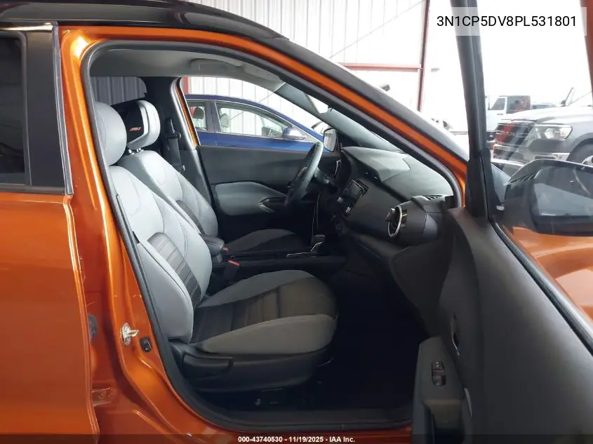 3N1CP5DV8PL531801 2023 Nissan Kicks Sr Xtronic Cvt