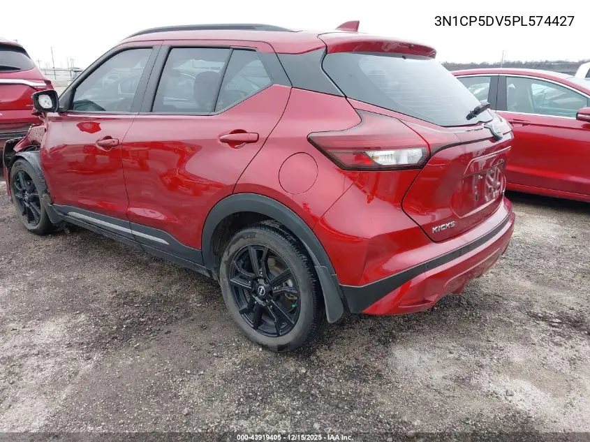 3N1CP5DV5PL574427 2023 Nissan Kicks Sr Xtronic Cvt