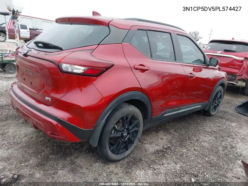 3N1CP5DV5PL574427 2023 Nissan Kicks Sr Xtronic Cvt
